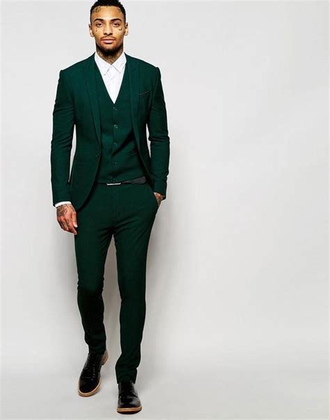 asos green suit|dark emerald green suit.